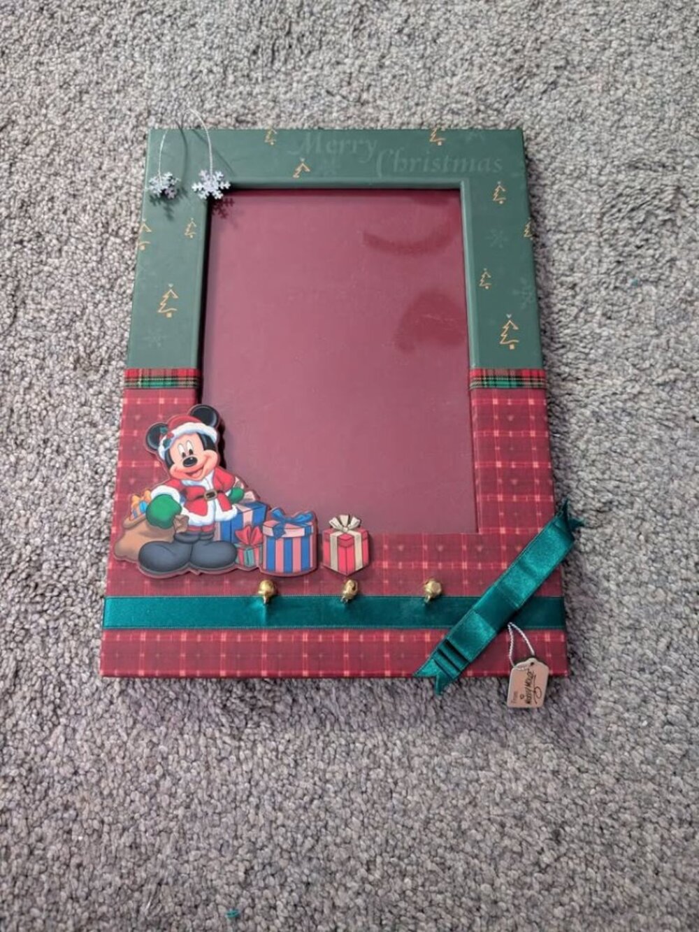 Vintage Disney Christmas photo frame